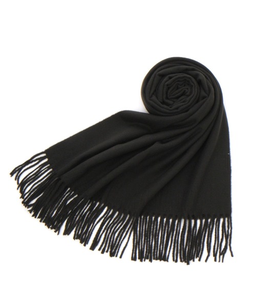 GLOBAL WORK(グローバルワーク)の「静電軽減無地ストール/281702(マフラー・レディース・クリーム/オレンジ/グリーン/ブラック/グレー/オフホワイト・FREE)」の3枚目の写真