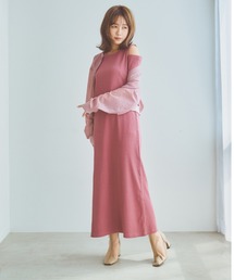 N WITH. | カットリブワンピース(ワンピース)