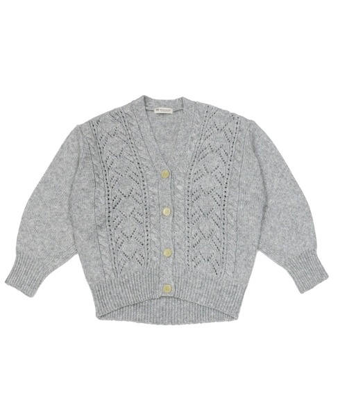 TOKYO SHIRTS（トウキョウシャツ）の「透かし編み トッパーニットカーディガン（カーディガン/ボレロ・レディース・マスタード/トップグレー・M/L）」の2枚目の写真