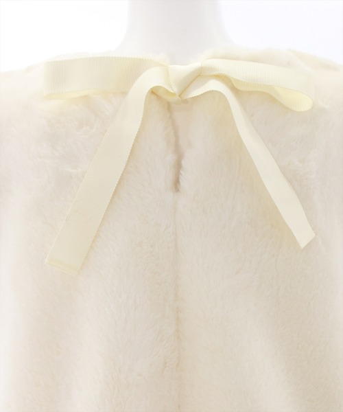 clear(クリア)の「リボン付切替ファートップス(Tシャツ/カットソー・レディース・ブラック/アイボリー/ブラック系その他・F)」の21枚目の写真