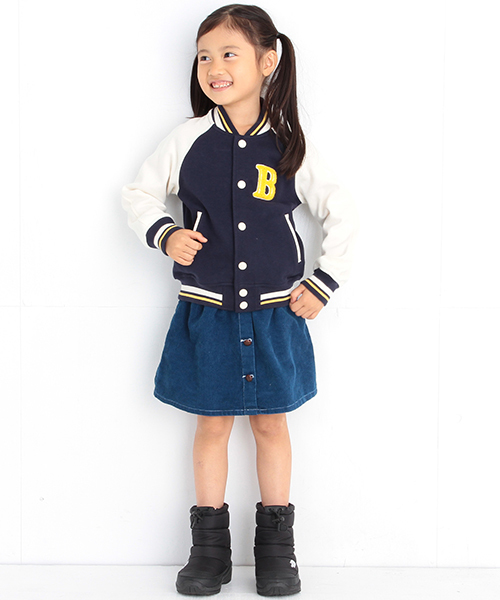 B:MING by BEAMS(ビーミングバイビームス)の「ビーミング by ビームス / NEW スタジャン (ブルゾン・キッズ・ネイビー/オフホワイト・140/110/100/130/120/90)」の15枚目の写真