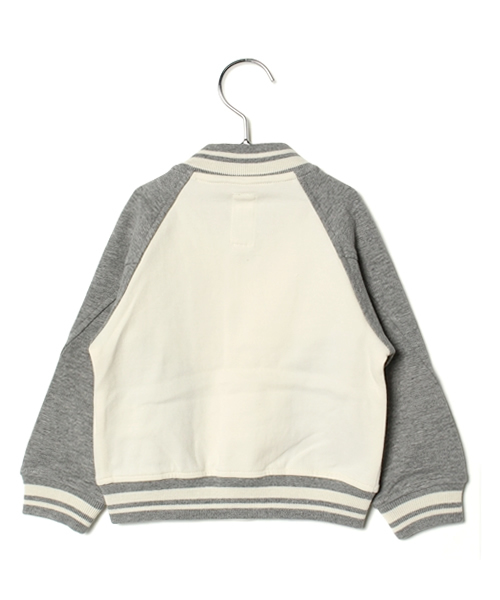 B:MING by BEAMS(ビーミングバイビームス)の「ビーミング by ビームス / NEW スタジャン (ブルゾン・キッズ・ネイビー/オフホワイト・140/110/100/130/120/90)」の3枚目の写真