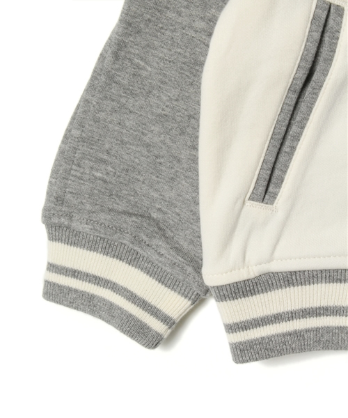 B:MING by BEAMS(ビーミングバイビームス)の「ビーミング by ビームス / NEW スタジャン (ブルゾン・キッズ・ネイビー/オフホワイト・140/110/100/130/120/90)」の6枚目の写真