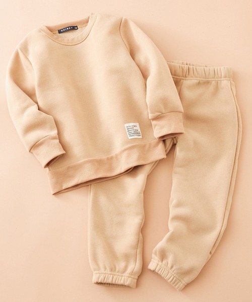 SHISKY(シスキー)の「SHISKY / シスキー セットアップ 裏起毛 無地 ルームウェア キッズ(スウェットパンツ・キッズ・ブラック/杢グレー/ダークグリーン/チャコール/ベージュ/ネイビー・130/140/150/160/110/120)」の4枚目の写真