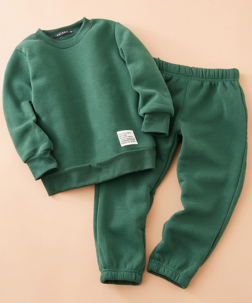 SHISKY(シスキー)の「SHISKY / シスキー セットアップ 裏起毛 無地 ルームウェア キッズ(スウェットパンツ・キッズ・ブラック/杢グレー/ダークグリーン/チャコール/ベージュ/ネイビー・130/140/150/160/110/120)」の5枚目の写真