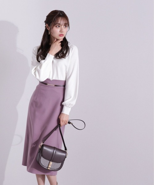 PROPORTION BODY DRESSING（プロポーションボディドレッシング）の「デコルテレースニット / 1213170100（ニット/セーター・レディース・ネイビー/カーキ/ホワイト系その他・FREE）」の14枚目の写真