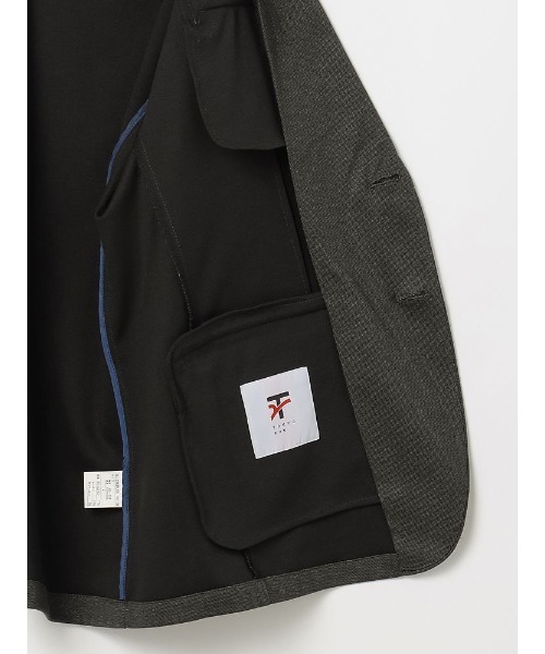 Perfect Suit FActory(パーフェクトスーツファクトリー)の「【上下ウォッシャブル】プチプラセットアップ ジャケット ツイル ブラウン(テーラードジャケット・メンズ・ダークブラウン・LL/L/S/M)」の9枚目の写真