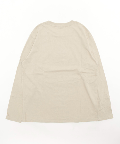 PEANUTS(ピーナッツ)の「PEANUTS スヌーピー 長袖Tシャツ(Tシャツ/カットソー・レディース・カーキ/サックスブルー/オフホワイト/ベージュ・M/L/LL)」の17枚目の写真