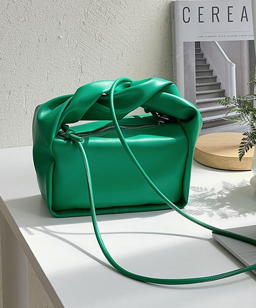 MAISON BREEZE（メゾンブリーズ）の「【MAISON BREEZE】スクエアクロワッサンショルダーバッグ KNF ※（ショルダーバッグ・レディース・グリーン/ブラウン/ブラック/ホワイト・FREE）」の20枚目の写真