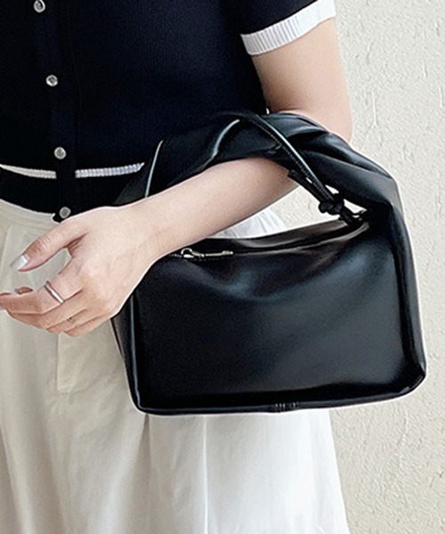 MAISON BREEZE（メゾンブリーズ）の「【MAISON BREEZE】スクエアクロワッサンショルダーバッグ KNF ※（ショルダーバッグ・レディース・グリーン/ブラウン/ブラック/ホワイト・FREE）」の17枚目の写真