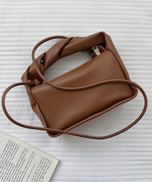 MAISON BREEZE（メゾンブリーズ）の「【MAISON BREEZE】スクエアクロワッサンショルダーバッグ KNF ※（ショルダーバッグ・レディース・グリーン/ブラウン/ブラック/ホワイト・FREE）」の15枚目の写真