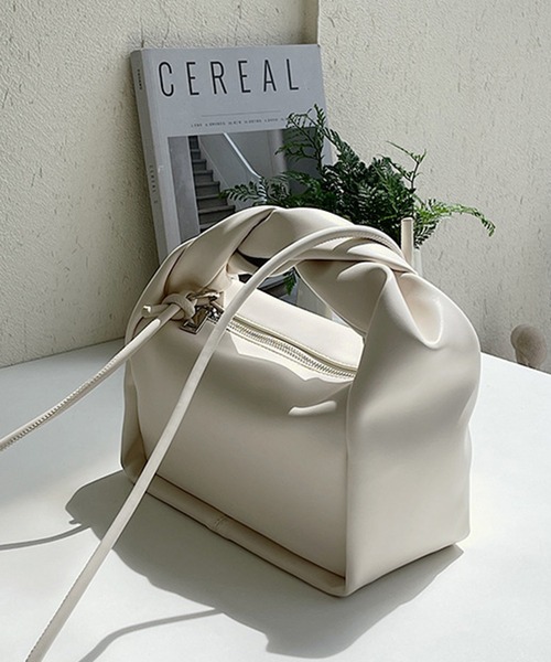 MAISON BREEZE（メゾンブリーズ）の「【MAISON BREEZE】スクエアクロワッサンショルダーバッグ KNF ※（ショルダーバッグ・レディース・グリーン/ブラウン/ブラック/ホワイト・FREE）」の19枚目の写真