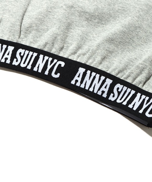 ANNA SUI NYC（アナ スイ エヌ ワイ シー）の「ANNA SUI NYC ロゴテープ チビTシャツ / アナスイ エヌワイシー ロゴテープ チビティシャツ 【SP】（Tシャツ/カットソー・レディース・ホワイト/グレー/ブラック・M/L）」の7枚目の写真