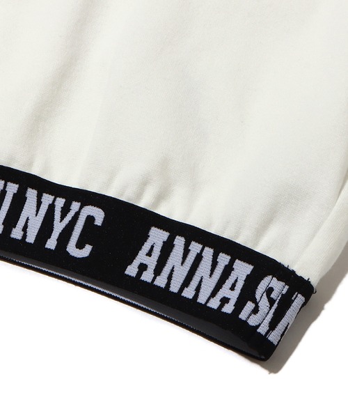 ANNA SUI NYC（アナ スイ エヌ ワイ シー）の「ANNA SUI NYC ロゴテープ チビTシャツ / アナスイ エヌワイシー ロゴテープ チビティシャツ 【SP】（Tシャツ/カットソー・レディース・ホワイト/グレー/ブラック・M/L）」の11枚目の写真