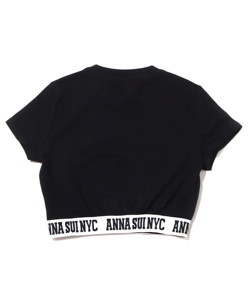 ANNA SUI NYC（アナ スイ エヌ ワイ シー）の「ANNA SUI NYC ロゴテープ チビTシャツ / アナスイ エヌワイシー ロゴテープ チビティシャツ 【SP】（Tシャツ/カットソー・レディース・ホワイト/グレー/ブラック・M/L）」の12枚目の写真