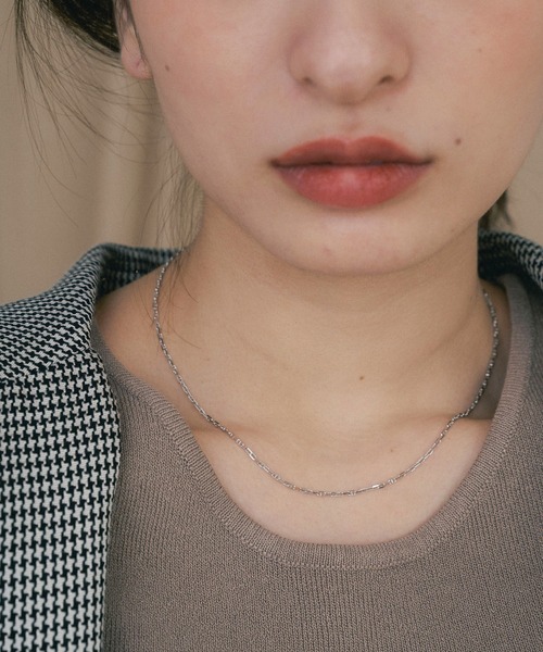 VATSURICA（バツリカ）の「〈VATSURICA〉silver925 / 金属アレルギー対応 / シンプルチェーンネックレス3（ネックレス・レディース・シルバー/ゴールド・FREE）」の2枚目の写真