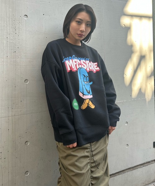 MFC STORE（エムエフシーストア）の「MFC STORE LEEGET CREWNECK（スウェット・メンズ・アッシュ/ブラック/ホワイト・M/L/XL）」の12枚目の写真