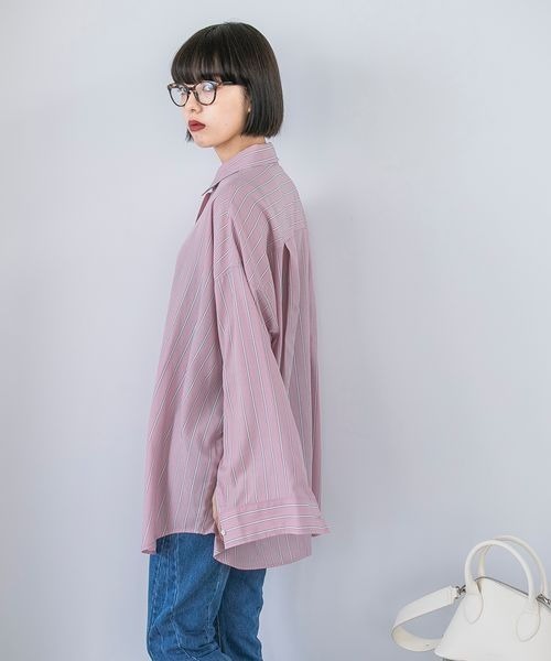 「JEANASIS」 長袖シャツ FREE ピンク レディース JEANASIS 「JEANASIS」 長袖シャツ FREE ピンク レディース