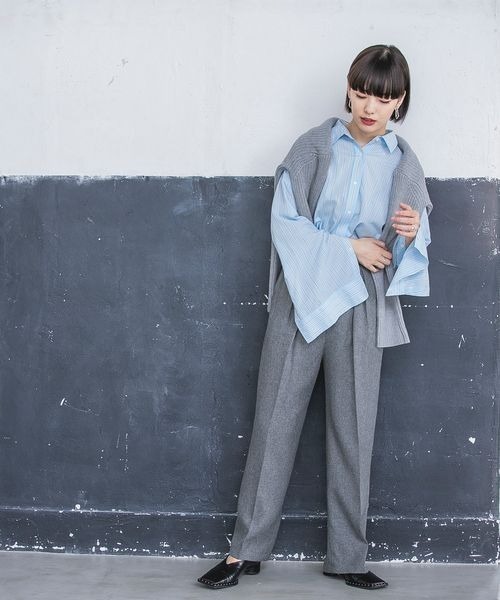 JEANASIS（ジーナシス）の「マルチストライプ2WAYスリーブシャツ/187339（シャツ/ブラウス・レディース・ホワイト系その他/ブルー系その他/ピンク系その他・FREE）」の17枚目の写真