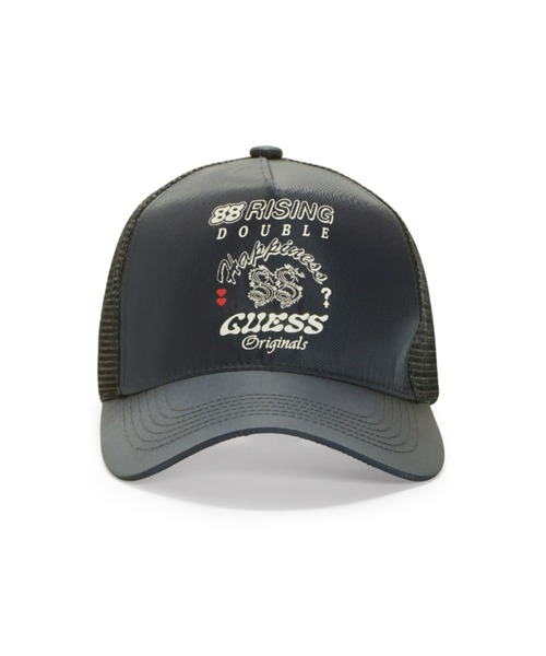 Guess(ゲス)の「GUESS Originals x 88rising Trucker Cap 帽子 キャップ(キャップ・メンズ・ダークグレー/ブルー・ONE SIZE)」の3枚目の写真
