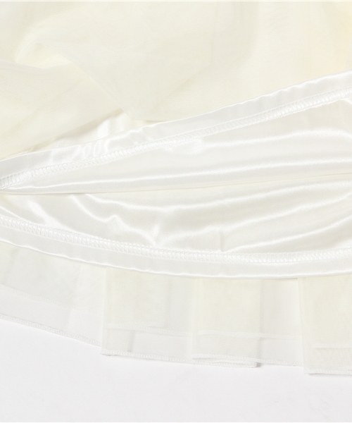 NATURAL BEAUTY BASIC（ナチュラルビューティーベーシック）の「シアーフレアスカート（スカート・レディース・グレー/ホワイト系その他/ネイビー・MEDIUM）」の9枚目の写真