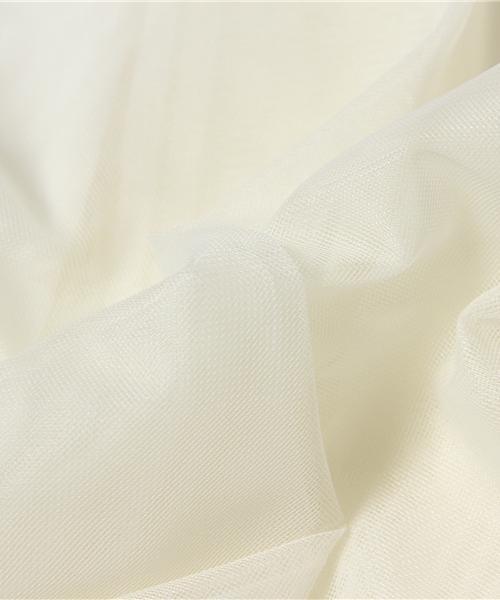 NATURAL BEAUTY BASIC（ナチュラルビューティーベーシック）の「シアーフレアスカート（スカート・レディース・グレー/ホワイト系その他/ネイビー・MEDIUM）」の10枚目の写真