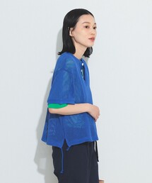 BEAMS BOY | BEAMS BOY / メッシュ ヘンリーネック Tシャツ(Tシャツ/カットソー)
