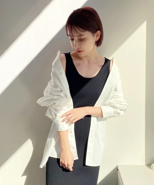 one after another NICE CLAUP（ワンアフターアナザーナイスクラップ）の「マルチウェイセットワンピース　2023SS（ワンピース・レディース・ブラック/グレー/ピンク/アイボリー・FREE）」の19枚目の写真