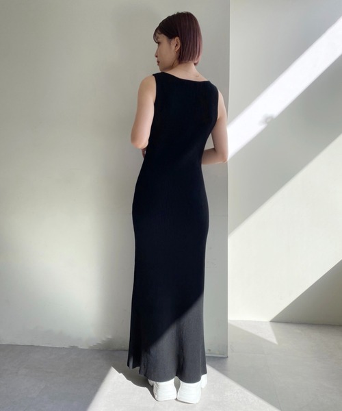 one after another NICE CLAUP（ワンアフターアナザーナイスクラップ）の「マルチウェイセットワンピース　2023SS（ワンピース・レディース・ブラック/グレー/ピンク/アイボリー・FREE）」の17枚目の写真