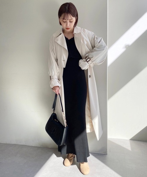 one after another NICE CLAUP（ワンアフターアナザーナイスクラップ）の「マルチウェイセットワンピース　2023SS（ワンピース・レディース・ブラック/グレー/ピンク/アイボリー・FREE）」の22枚目の写真