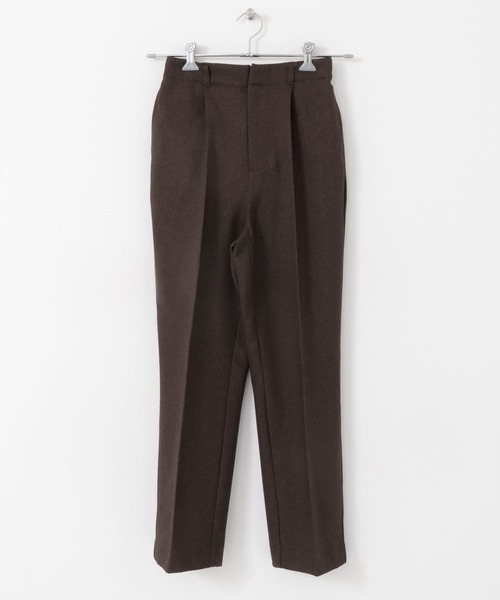 ITEMS URBANRESEARCH(アイテムズ アーバンリサーチ)の「センタープレスパンツ(スラックス・レディース・ブラウン/ブラック・FREE)」の11枚目の写真