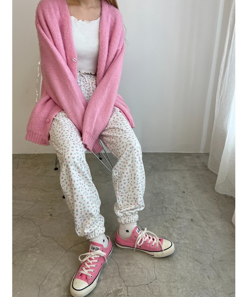 WC(ダブル シー)の「リトルフラワースウェットパンツ(スウェットパンツ・レディース・パープル/サックスブルー/ピンク・FREE)」の15枚目の写真