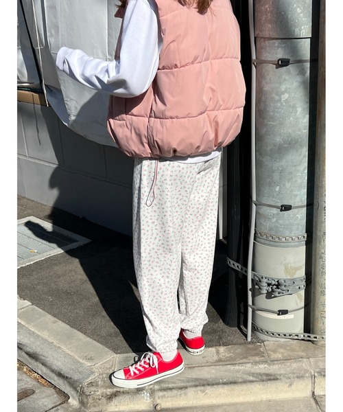 WC(ダブル シー)の「リトルフラワースウェットパンツ(スウェットパンツ・レディース・パープル/サックスブルー/ピンク・FREE)」の20枚目の写真