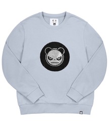 HIPANDA（ハイパンダ）の「HIPANDA ハイパンダ メンズ スパンコール クルーネック スウェット（スウェット）」