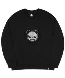 HIPANDA ハイパンダ メンズ スパンコール クルーネック スウェット