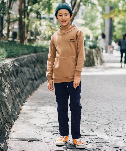 KRIFF MAYER Kid's Collection（クリフメイヤーキッズコレクション）の「シン-マイニチパンツ（ストレートタイプ）（その他パンツ・キッズ・ベージュ/ネイビー/カーキ/ダークグレー/チャコール・120/130/140/150/160/170）」の17枚目の写真