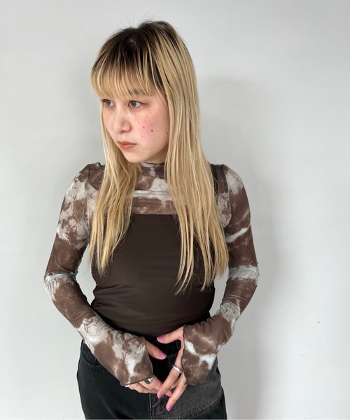 SANSeLF（サンセルフ）の「サイドリボンスイムウェア【SANSeLF】 sanws23s003（水着・レディース・ブラック/ブラウン/ブルー/マルチ・FREE）」の12枚目の写真