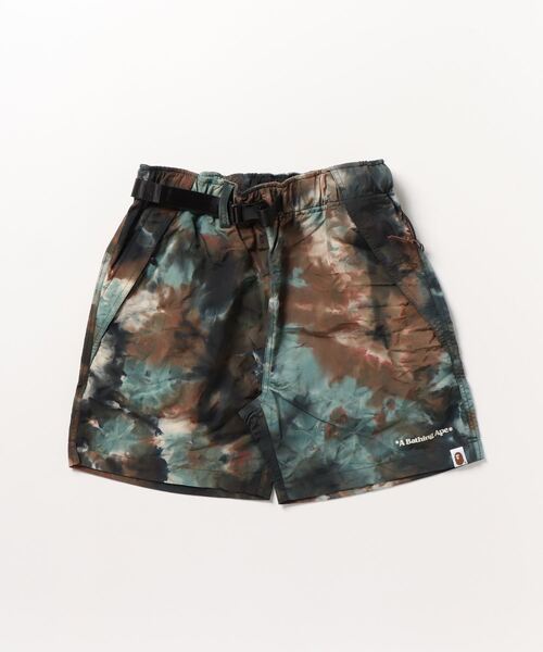 アベイシングエイプ　ショーツ　M　インディゴ A BATHING APE ア ベイシング エイプ CHECK 6 POCKET DENIM SHORTS
