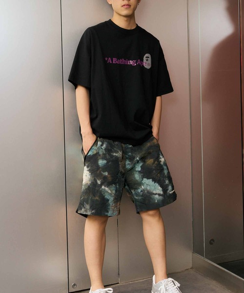 アベイシングエイプ　ショーツ　M　インディゴ 14100492-b.jpg