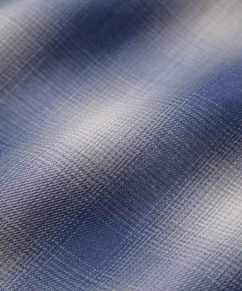 CIAO（チャオ）の「ciao オンブレチェックシャツ 長袖（シャツ/ブラウス・メンズ・レッド/グリーン/グレー/ブラック/ベージュ/ブラック系/ホワイト系/ベージュ系/グレー系/ブルー系/ネイビー系/オレンジ系・M/L/XL）」の13枚目の写真