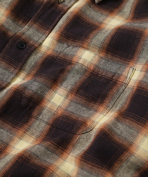 CIAO（チャオ）の「ciao オンブレチェックシャツ 長袖（シャツ/ブラウス・メンズ・レッド/グリーン/グレー/ブラック/ベージュ/ブラック系/ホワイト系/ベージュ系/グレー系/ブルー系/ネイビー系/オレンジ系・M/L/XL）」の20枚目の写真