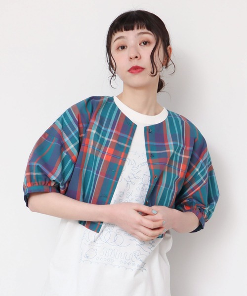 l'atelier du savon（アトリエドサボン）の「○マドラスチェックの