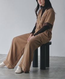 ◆美品◆TODAYFUL ジョーゼットチェックコンビネゾン TODAYFUL（トゥデイフル）の「ジョーゼットチェックコンビネゾン