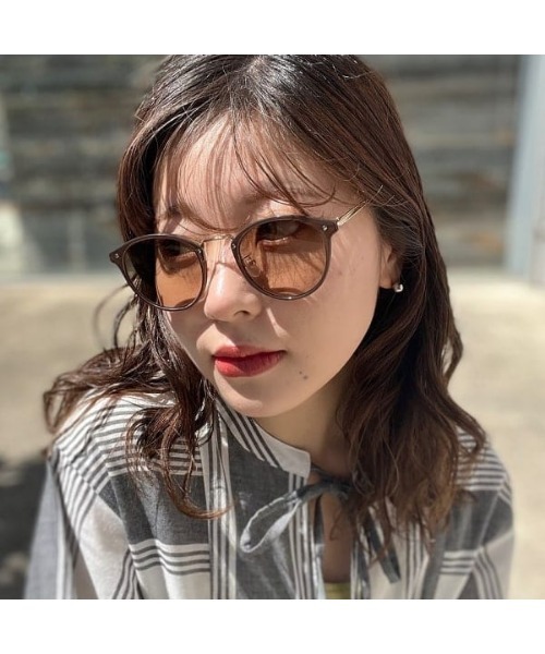 B:MING by BEAMS（ビーミングバイビームス）の「B:MING by BEAMS / ボストン グラス（サングラス・レディース・グレー/ブラウン系その他/ブラック/ブラウン/ライトブラウン・ONE SIZE）」の8枚目の写真