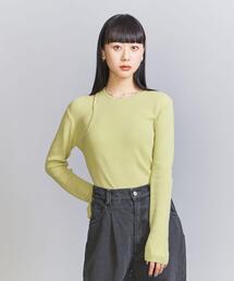 BEAUTY&YOUTH UNITED ARROWS | コットンリブ スラッシュ レイヤード プルオーバー(ニット/セーター)