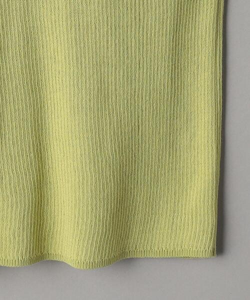 BEAUTY&YOUTH UNITED ARROWS（ビューティーアンドユースユナイテッドアローズ）の「コットンリブ スラッシュ レイヤード プルオーバー（ニット/セーター・レディース・ブラック/オフホワイト/ライム・FREE）」の18枚目の写真