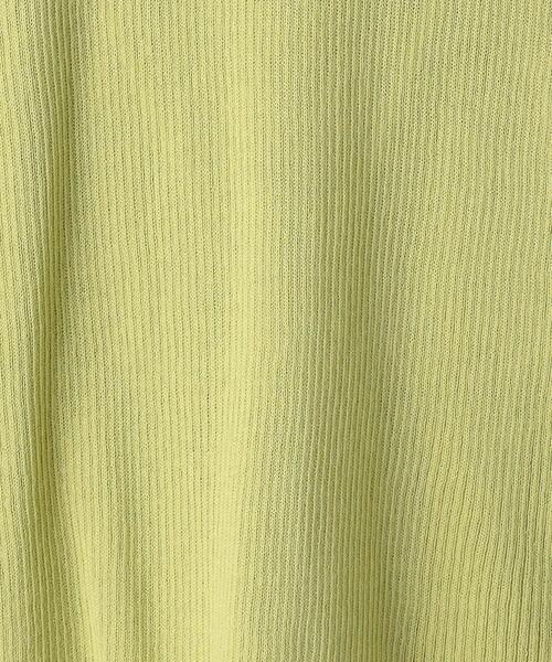 BEAUTY&YOUTH UNITED ARROWS（ビューティーアンドユースユナイテッドアローズ）の「コットンリブ スラッシュ レイヤード プルオーバー（ニット/セーター・レディース・ブラック/オフホワイト/ライム・FREE）」の20枚目の写真