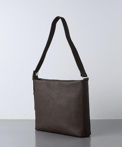 HAS（ハズ）の「＜HAS＞ シボ ショルダーバッグ（ショルダーバッグ・メンズ・ダークブラウン・FREE）」の2枚目の写真