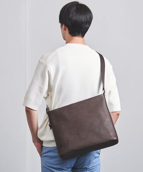 HAS（ハズ）の「＜HAS＞ シボ ショルダーバッグ（ショルダーバッグ・メンズ・ダークブラウン・FREE）」の17枚目の写真