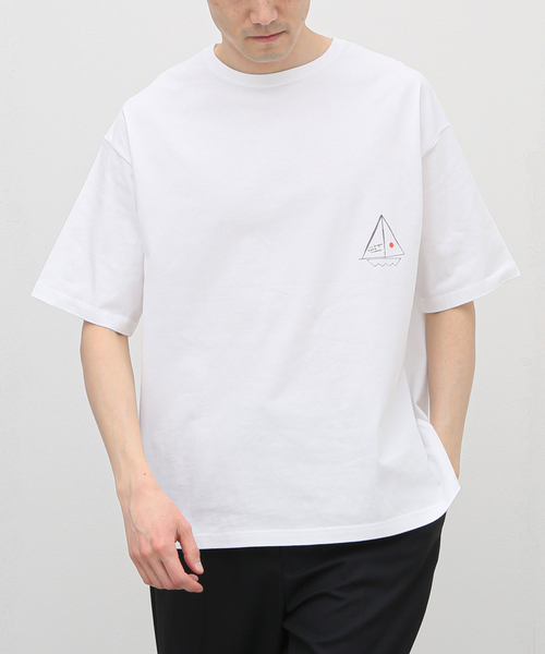 m's braque（エムズブラック）の「【m's braque / エムズ ブラック】ハーフスリーブtee PIANO（Tシャツ/カットソー・メンズ・ホワイト・MEDIUM）」の3枚目の写真